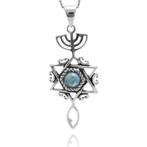 Grafted In Roman Glass Pendant
